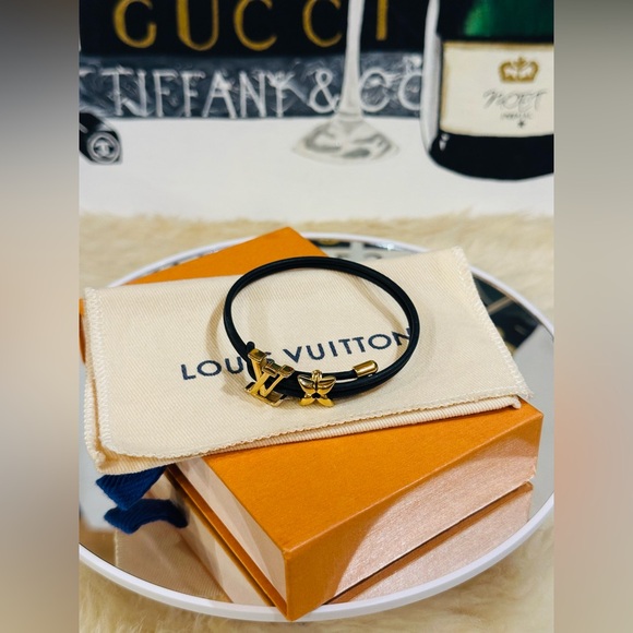 💎LOUIS VUITTON BLOOM Bracelet Full Inclusion Adjustable Strap Size 6.5cm - Picture 10 of 11